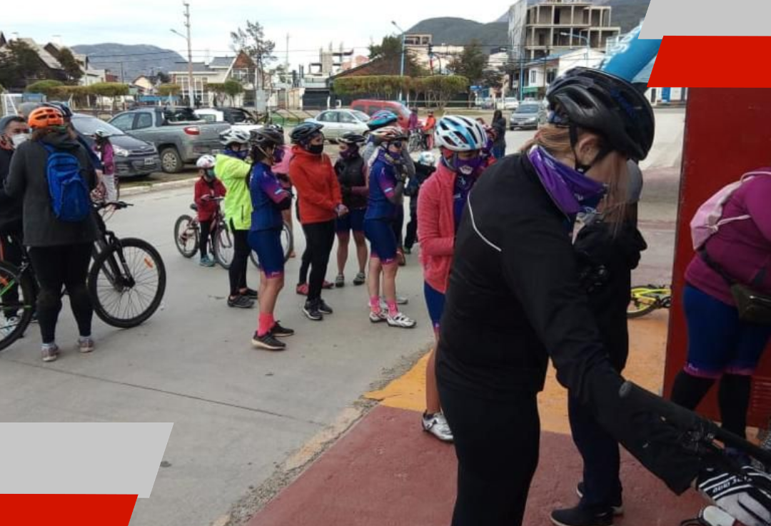 150 personas participaron de la bicicleteada “Pedaleando por la igualdad”