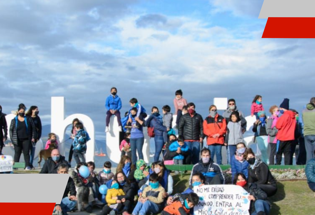 La Municipalidad de Ushuaia realizó una caminata por el día mundial de concientización sobre el autismo